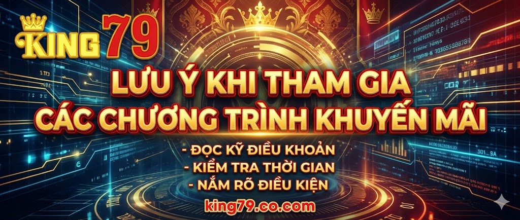 Lưu ý khi tham gia các chương trình khuyến mãi tại King79 3 luu-y-khi-tham-gia-cac-chuong-trinh-khuyen-mai