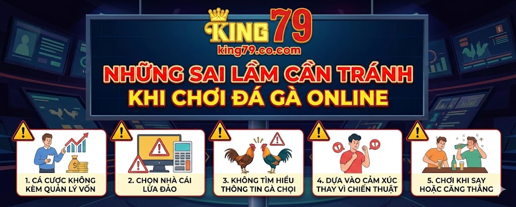 Những sai lầm cần tránh khi chơi đá gà online để thắng lớn 1 nhung-sai-lam-can-tranh-khi-choi-da-ga-online